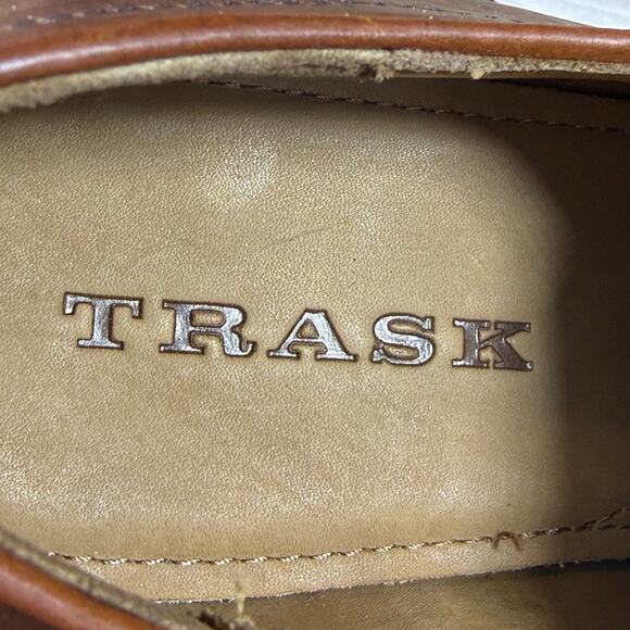 Trask Men Brown 8 Landry Bison Leather Lace Up Oxford Shoes NWOT Comfort Classic main image 10